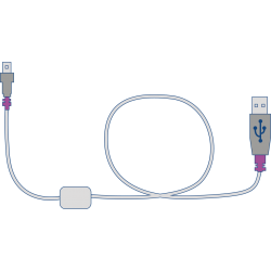 AX02 - Cordon USB/CID-LX